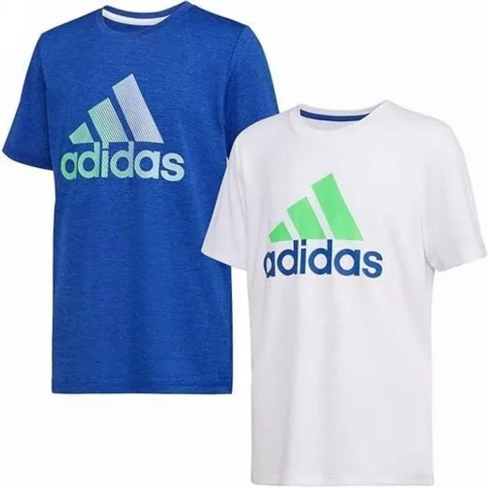 Adidas Youth Boy's 2-Pack Performance Tees